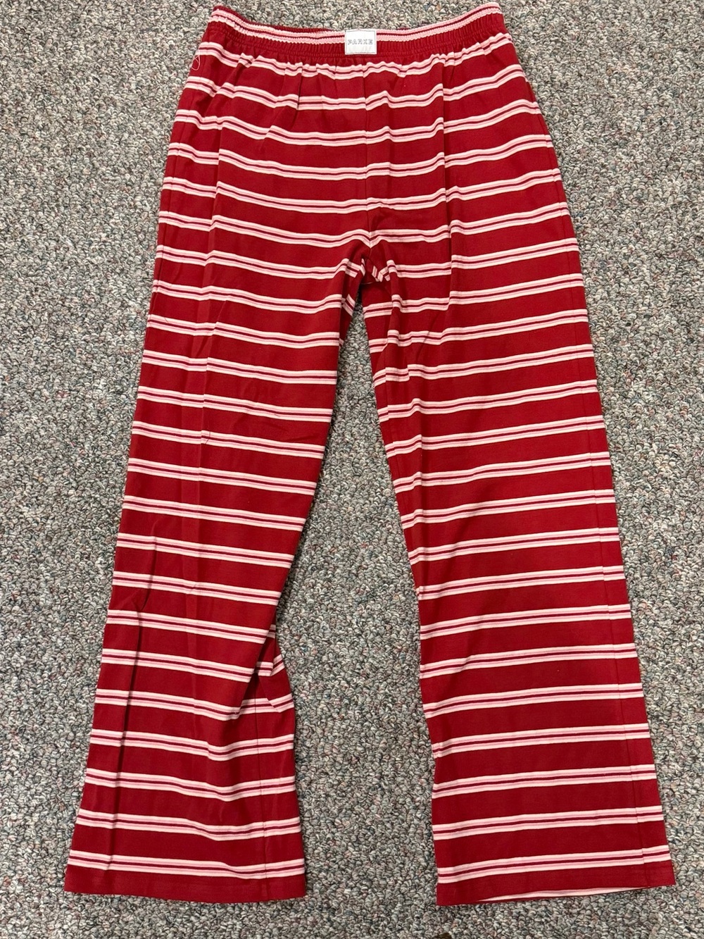 Parke Striped Cotton Boxer Pants- Amour Stripe